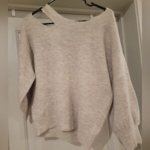 EXPRESS SWEATER WITH COLLARBONE/NECK CUT OUT STYLE CIRCA 2019